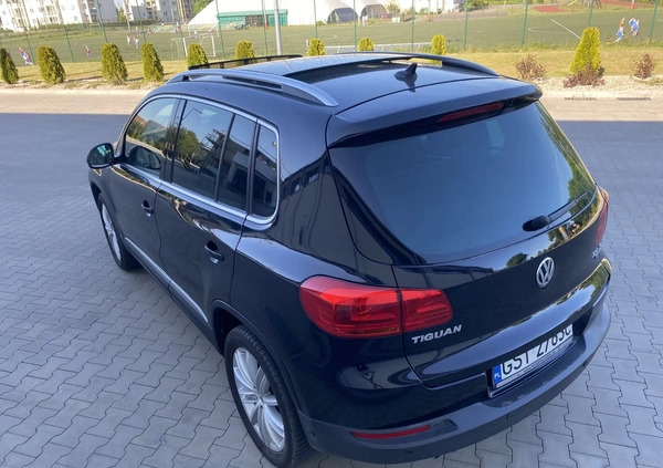 Volkswagen Tiguan cena 53999 przebieg: 163000, rok produkcji 2013 z Rymanów małe 781